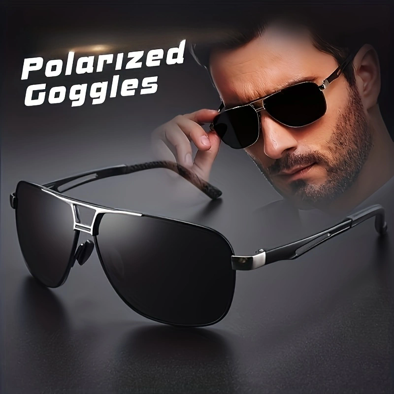 Sunglasses Aviator Polarized - Mode Gradiënt Zonnebril voor Mannen Groot