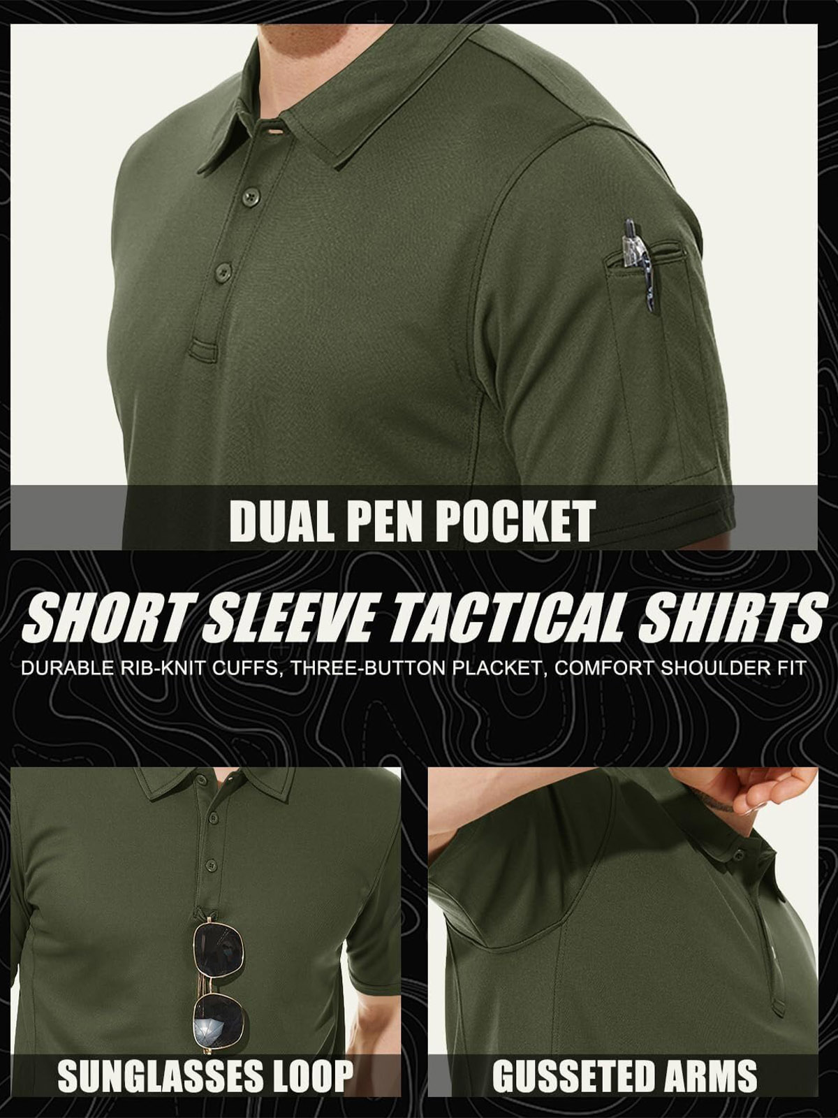 MAGCOMSEN Herenpoloshirts met  - Polo Shirt Pique recensie en prijs